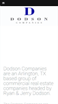 Mobile Screenshot of dodsondevelopment.com